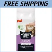 Multiple Cat Lavender Scented Litter - 32 lbs, 99% Dust Free & Quick Clumping