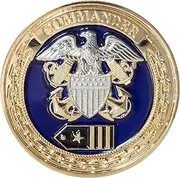 United States Navy Commander Rank Senior Officer Challenge Coin