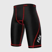 Fdx Men's Red Compression Shorts Skin Tight Gym Pants