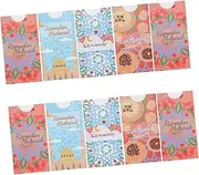 DIYEAH Elegant Eid Mubarak Envelopes 12pcs Paper Cash Envelopes Ramadan Lantern Design for Holiday Gifting