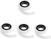 KALLORY 8rolls Money Bands for Cash Currency Straps Easy to Use Paper Wraps for Banknotes for Retail Shops Supermarkets and Financial Institutions Efficient Bundling