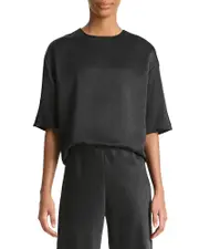 Vince Fluid Satin Blouse