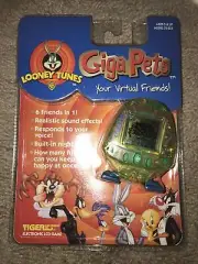 Tiger Giga Pets Looney Tunes 6 In 1 Pocket Virtual Game 1997 - Factory Sealed