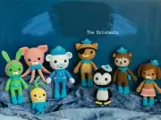 Crochet Octonaut Doll-Handmade Plushie-Tweak-Dashi-Tunip- Child's toy