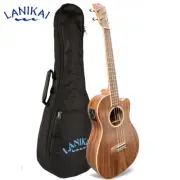 Lanikai ACST-CEB Acacia Solid Top Baritone Acoustic Electric Ukulele with Bag