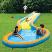 Wham-O 28' Constant Air Slip 'N Slide with Oversized Splash Pool FUN!