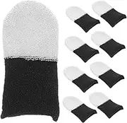 BEBEMOKO 20pcs Game Finger Cot Gaming Finger Gloves Gaming Finger Protectors Finger Sleeves for Gaming Touch Screen Finger Sleeve Gloves for Gaming Mobile Game Gloves Gamer Gloves Cloth