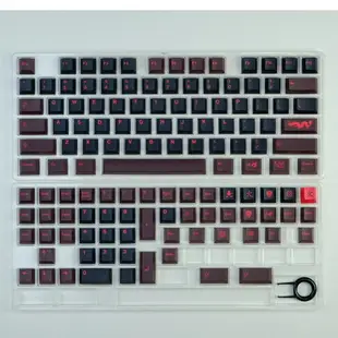 Gmk 紅龍鍵帽,129 鍵 PBT 鍵帽 Cherry Profile DYE-SUB 個性化 GMK 機械鍵盤鍵帽