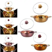 Divided Hot Pot Stainless Steel Hot Pot Thickened Mandarin Duck Pot Shabu Shabu