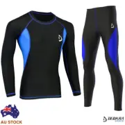 Mens Compression Tights Pants / Shirt Skin Fit Baselayer Gym Yoga Active Tights