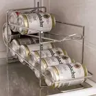 Soda, Beer, Coke, Can Dispenser Refrigerator Beverage Rack Storage Holder