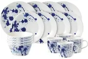Royal Doulton Porcelain 16 Pce Dinnerware Set Pacific Splash 4 Settings