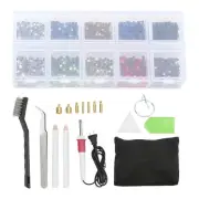 US Plug Hotfix Applicator Set Simple Hotfix Rinestones Applicator