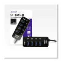 在飛比找蝦皮購物優惠-Uptech登昌恆 UH241C-B 4+1-Port US