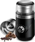 Upgraded Adjustable Coffee Grinder Electric, Herb/Spice, Espresso with 1 Removab