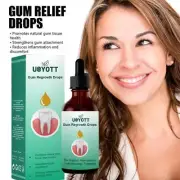 30ml Gum Regrowth Drops, Natural Drops For Teeth Bad Breath Gingiva USH