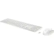 HP 4R016AA 650 Wireless Keyboard & Mouse Combo - White [4R016AA]