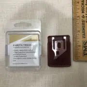 Stainless steel needlework Pinzette swiss couture tweezers stitch thread remover