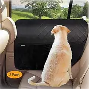 Winbate 2PCS Car Door Protector for Dogs Pet Car Door Cover-Waterproof Scratchproof Nonslip Durable Car Door Protector, Machine Washable Pet Vehicle Door Guard (2 Packs Universal Fit)