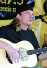 Puddle of Mudd frontman Wesley Scantlin performs an acoustic set o - Old Photo