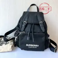 在飛比找蝦皮購物優惠-Burberry 博柏利 The Rucksack 中號 黑