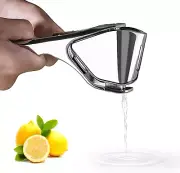 Lemon Squeezer Stainless Steel Juicer Manual for Citrus Lime Orange Handheld