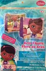 Inflatable Arm Floats Disney Doc McStuffins Girl Age 3+ With Repair Kit NEW