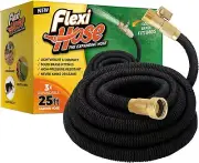 Flexi Hose Lightweight Expandable Garden Hose Nokink Flexibility 3/4 Inch Solid
