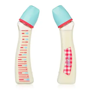 日本Dr.Betta防脹氣奶瓶 Jewel S3-Gingham-240ml(PPSU) 【親子良品】