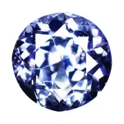 Remarkable Tanzanite 0.94ct unheated violet blue color 100% natural earth mined