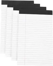 PERSELOSO 5 Notebook Ruled Lined Paper Undated Memo Pad for Office Supplies Meeting Notes Planner Legal Pad