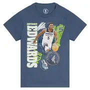 Junior's NBA Minnesota Timberwolves Anthony Edwards Powell Vintage Tee