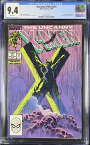 Uncanny X-Men #251 CGC 9.4 NM White Pgs Marvel Comics 1989 KEY Siege Perilous