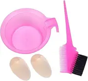 Ipetboom 2 Sets Hair Dye Comb Hair Paint Brush Hair Dye Applicator Hair Styling Brush Hair Coloring Brushes Hair Coloring Bowl Hair Dyeing Supplies Hair Dyeing Brush