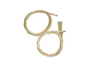 2 Hanks- Quality Horse Hair for Violin, Viola & Cello, Unbleached, 31"-32"