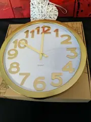 Stelton Gold Clock