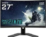 GIGABYTE G27FC A EK 27" LED Full HD Curved Gaming Monitor - 1920 x 1080(Full HD), 165Hz, 1ms, FreeSync Premium, HDMI 1.4, DisplayPort 1.2