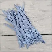 Small Elastic Rope 10/100pcs Adjustable Mask Sewing Elastic Band Cord with Buckle Stretchy Mask Earloop Lanyard Earmuff Rope DIY Making Supplies Elastic Rope for Fitness (Color : Sky Blue, Size : 10