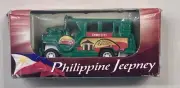 VTG Philippine Jeepney Cebu City Die-Cast Metal Pull Back Action Car