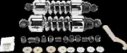 Prog 412 Rear Shock Damper 12.5in Chrome STD Duty Suzuki Intruder 750 88-91