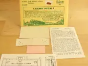 Champ Decals HO HC-625 Gulf, Mobile & Ohio Caboose