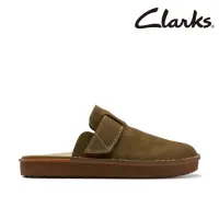 在飛比找momo購物網優惠-【Clarks】男鞋 Litton Mule 魔鬼氈設計圓頭