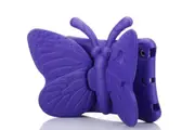 MCC Kids iPad 2 3 4 Case Cover Apple Shock-proof Skin Butterfly-style [Purple]