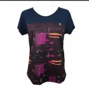 Under Armour Heat Gear Geometric Print Open Back Top, NWT, Size Medium