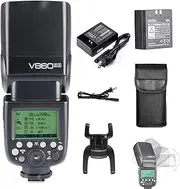 Godox V860II-S Camera Flash Kit ,HSS 1/8000s GN60 2.4G TTL 1.5s Recycle Time Li-ion Battery Speedlite Light Compatible for Sony Camera