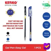 在飛比找蝦皮購物優惠-Pen EASY GEL PEN 透明黑藍零售 0.5 MM