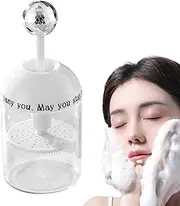 Bubble Foamer - Convenient Facial Skincare Whip Maker - Gentle Deep Rich Foamer Silicone Massage Brush Head Facial Cleansing Tool for Travel & Home