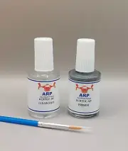 Acrylic Clearcoat and/or Primer in Touch up bottle plus free fine brush