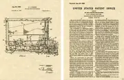 ZAMBONI ICE MACHINE US PATENT Art Print READY TO FRAME NHL Hockey Frank Rink