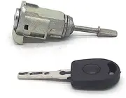 3BD837167 Front Left Driver Side Door Lock Barrel Cylinder, for VW, for Passat, B5 Car Ignition Security